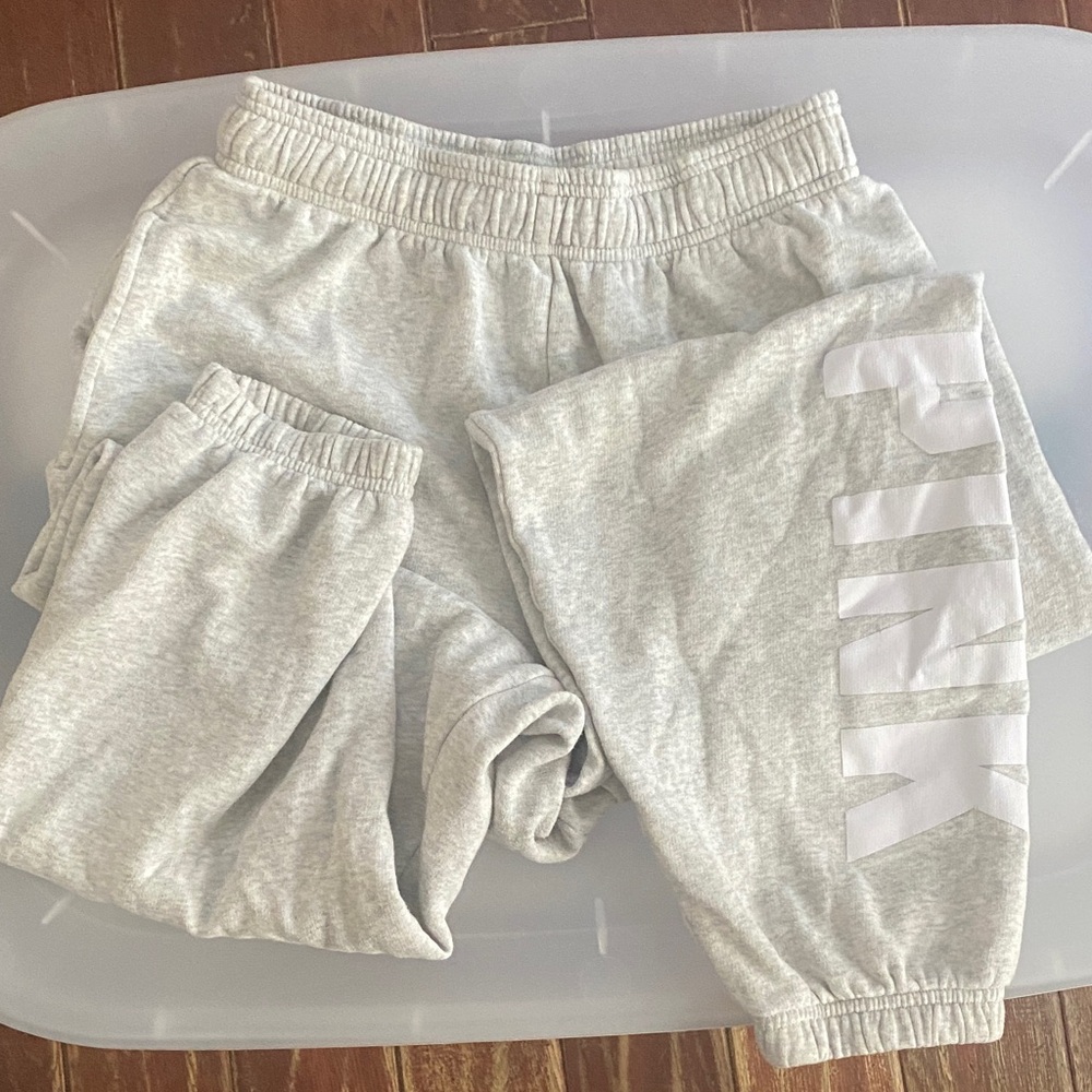 VS PINK Gray Sweatpants